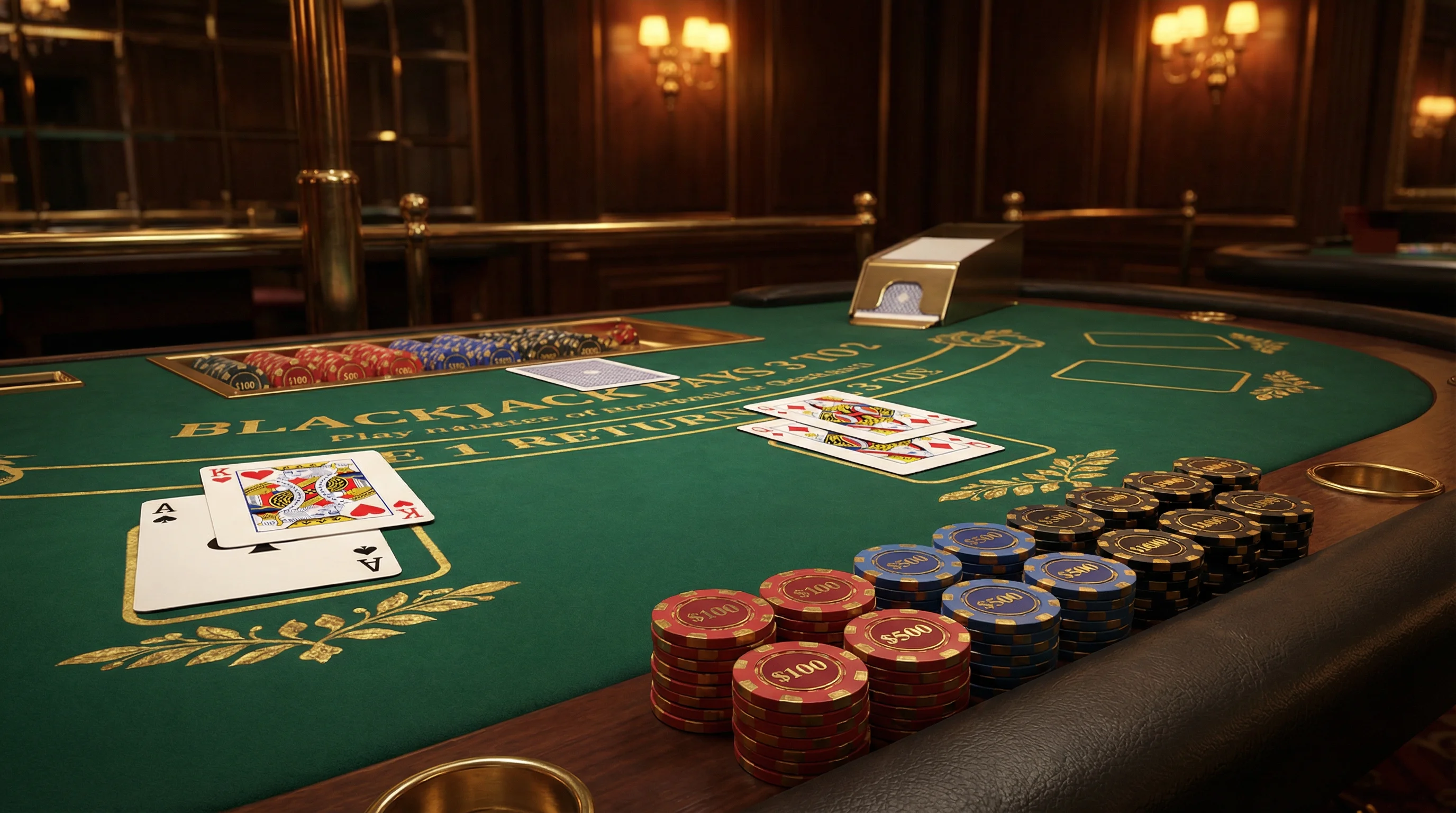 九游棋牌二十一点游戏实时画面